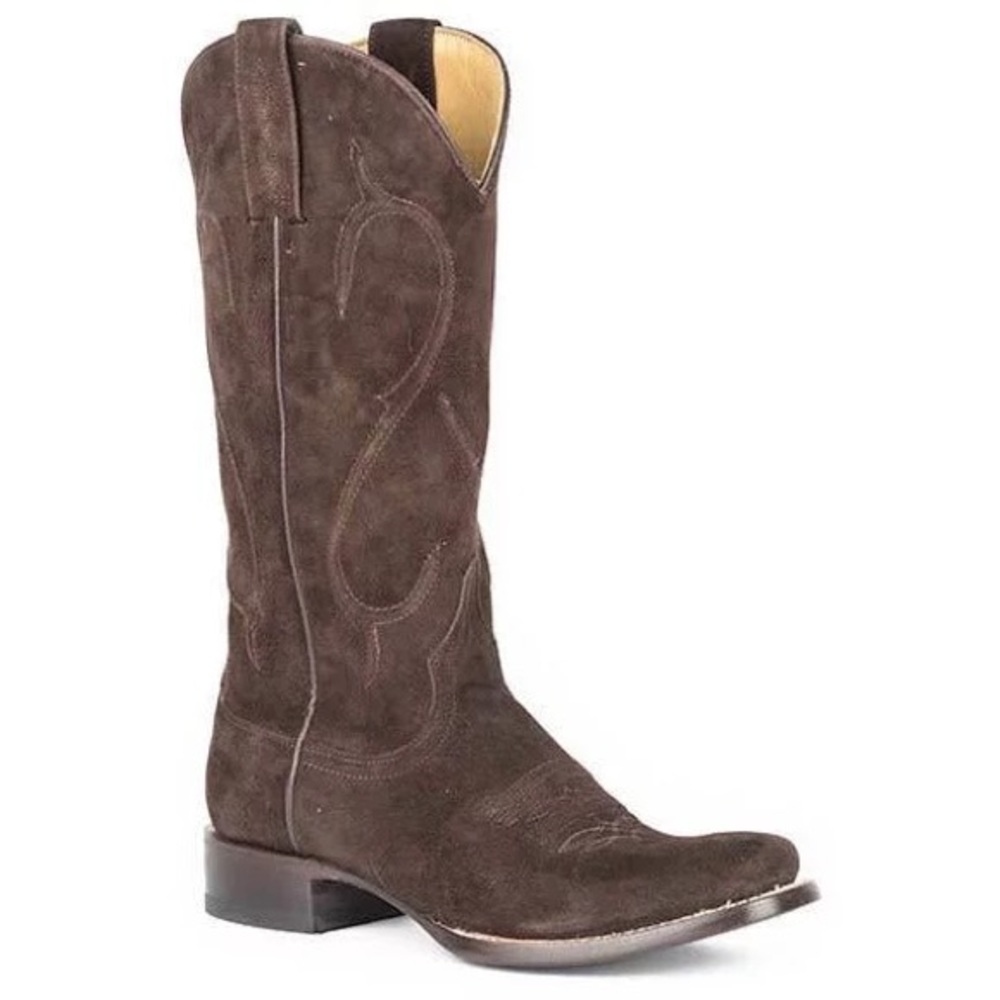 Women’s STETSON Reagan Leather Cowgirl Boots Brown Brand New! Size 6